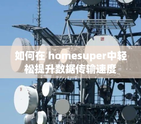 如何在 homesuper中轻松提升数据传输速度 如何在 homesuper中轻松提升数据传输速度