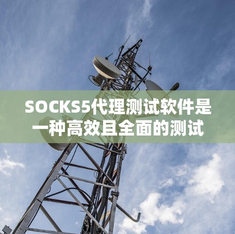 SOCKS5代理测试软件是一种高效且全面的测试工具，广泛应用于软件开发和测试领域。它通过模拟各种潜在环境，确保软件在不同情况下能正常运行，从而帮助开发者快速发现潜在问题