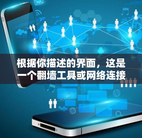 根据你描述的界面，这是一个翻墙工具或网络连接管理的界面。以下是对你的问题的逐步解答